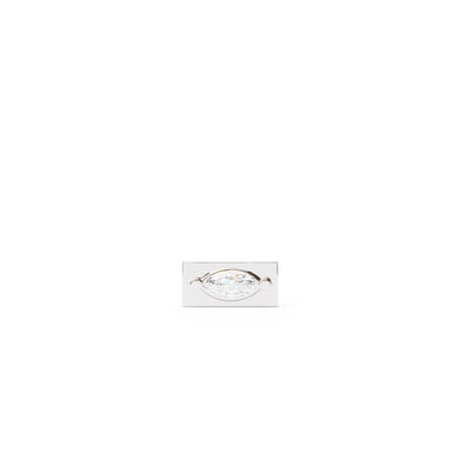 14K Gold Marquise Diamond Bar Threadless End