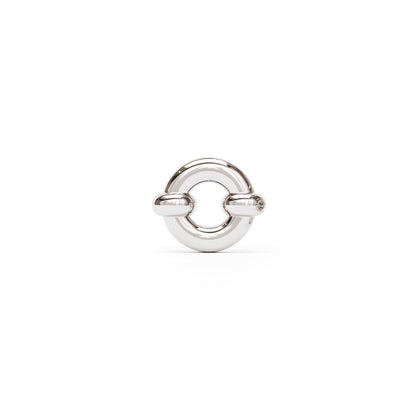 14K Gold Open Circle Threadless End