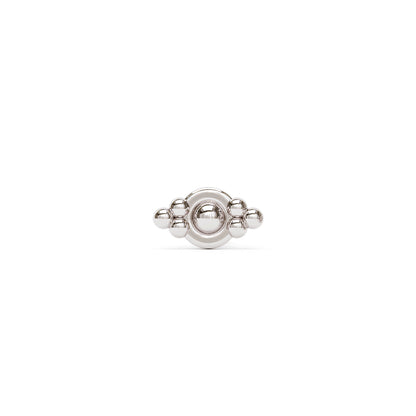 14K Gold Beaded Threadless End