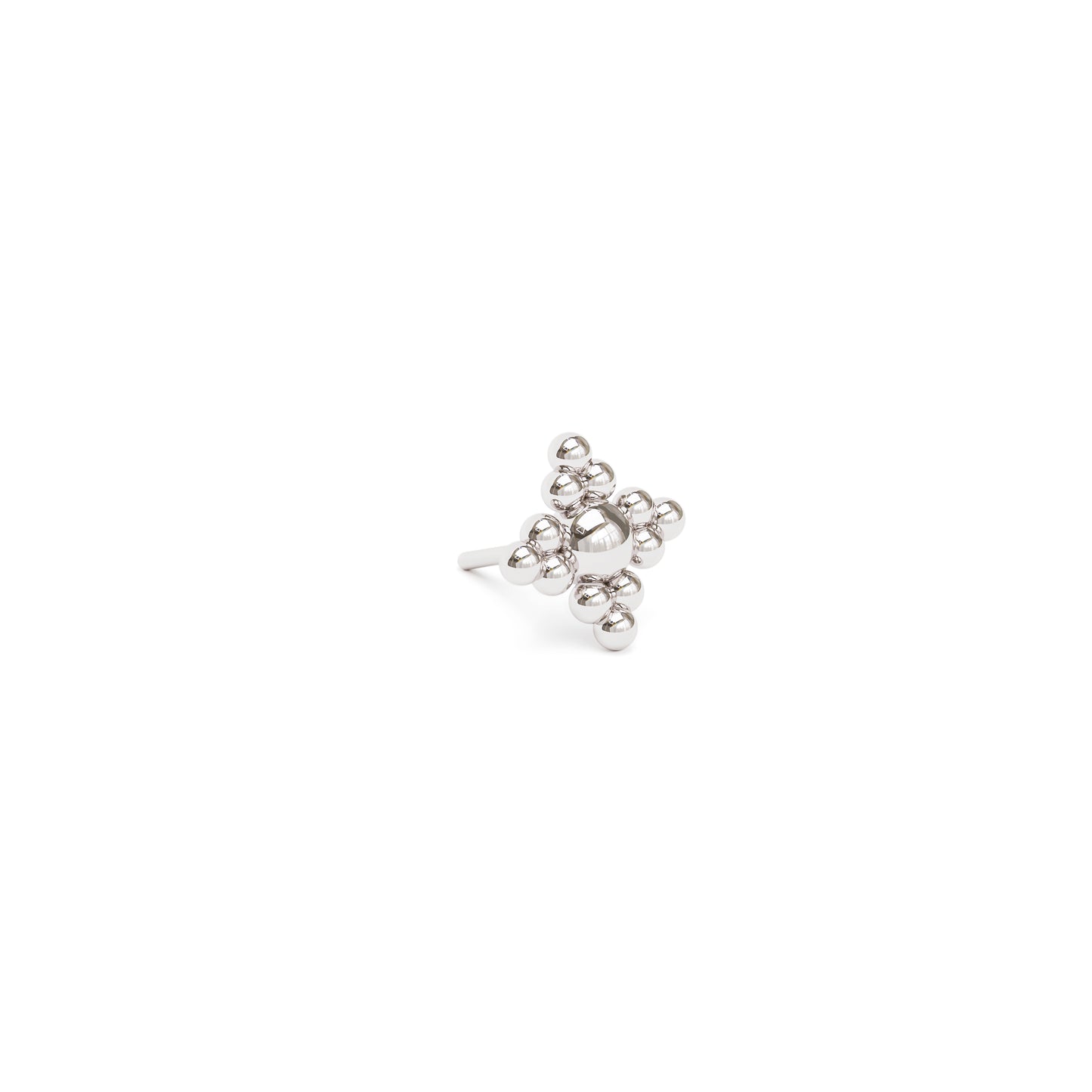 14K Gold Granule Threadless End