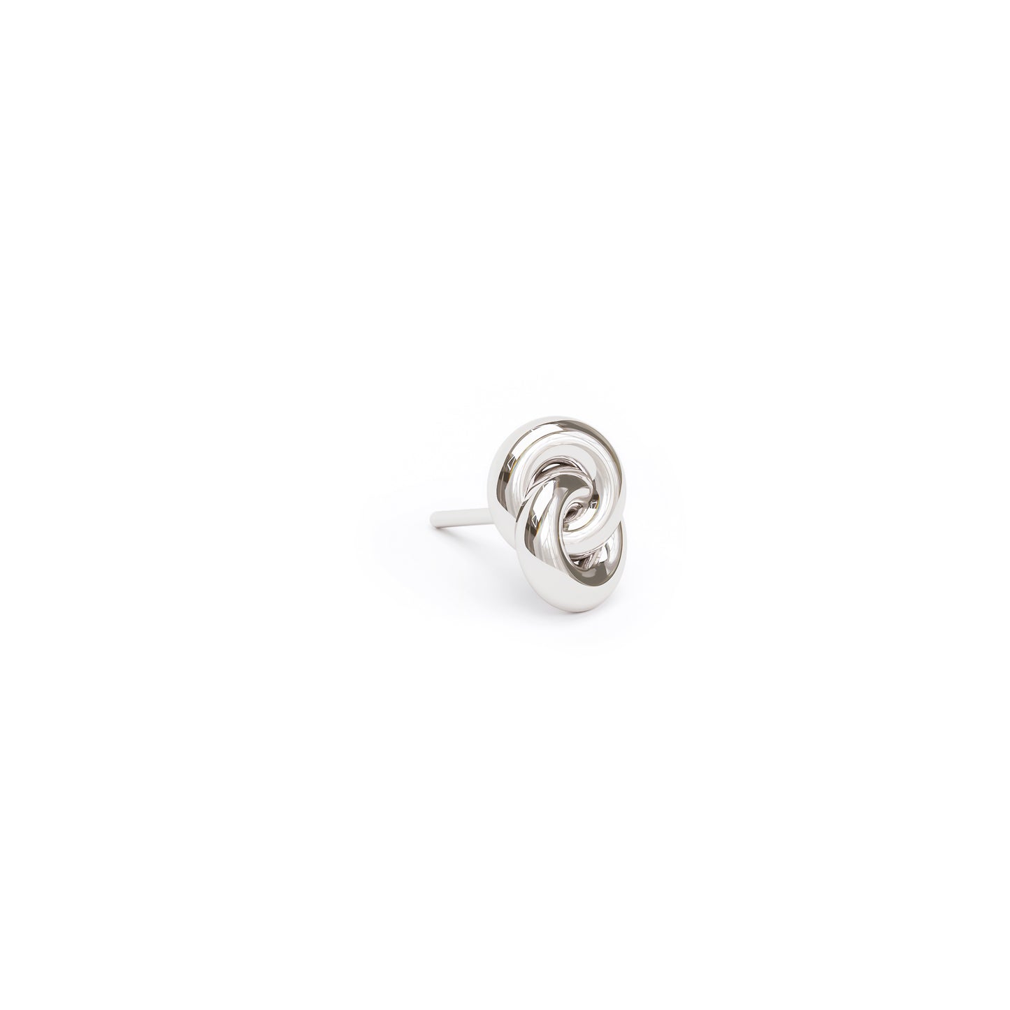 14K Gold Infinity Knot Threadless End