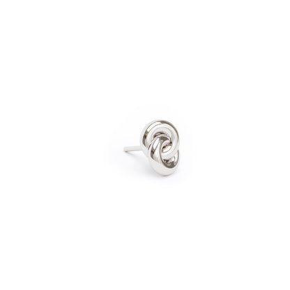 14K Gold Infinity Knot Threadless End