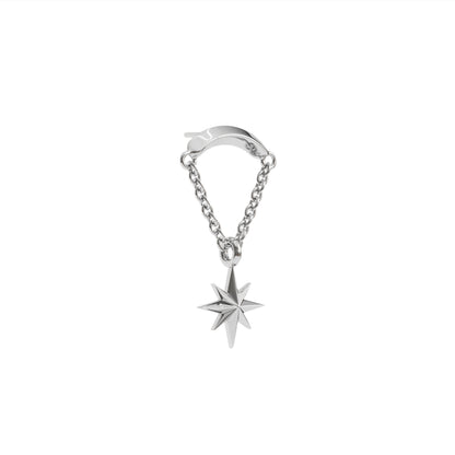 14K Gold Starburst Chain Threadless End