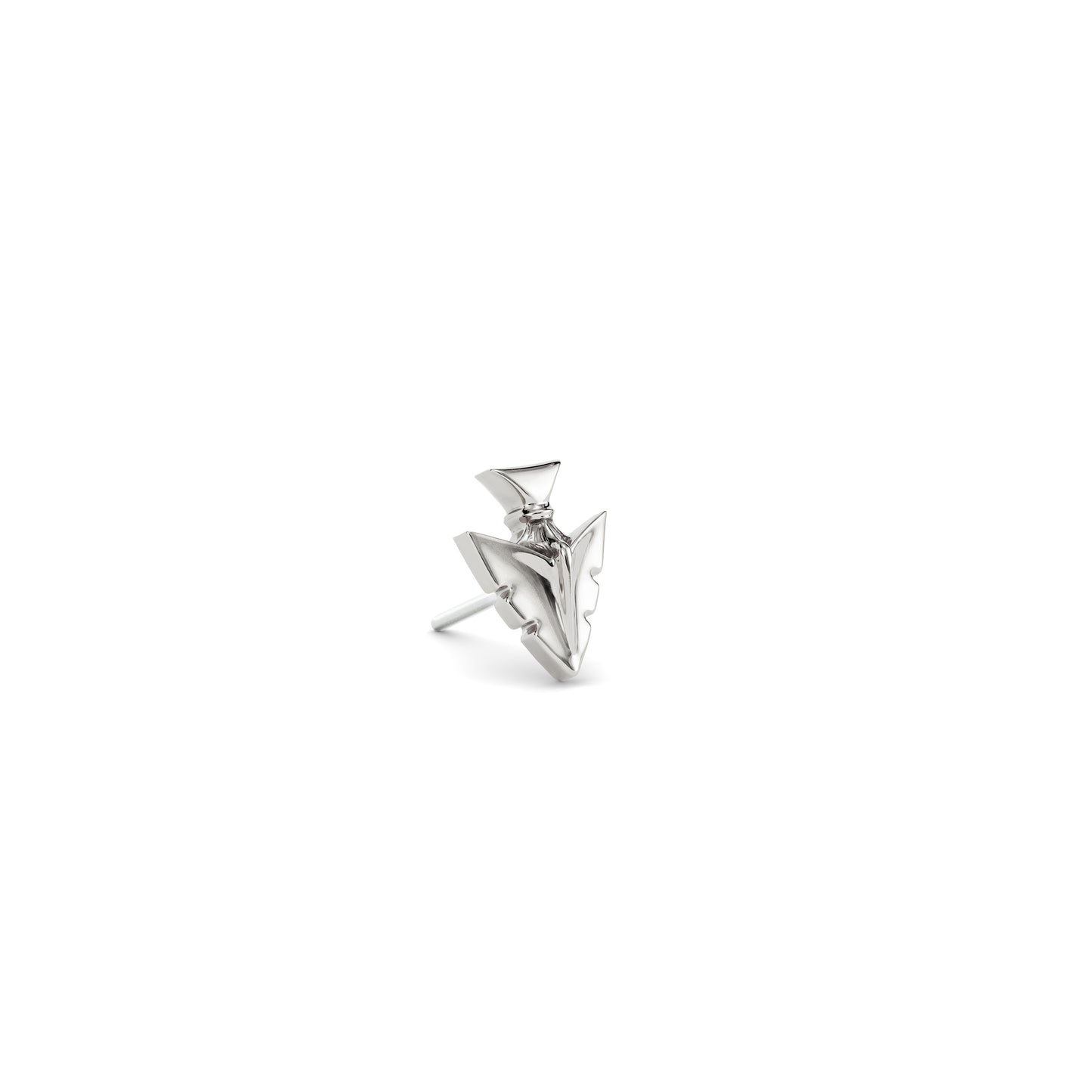 14K Gold Arrowhead Threadless End