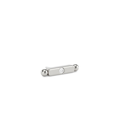 14K Gold Diamond Beam Threadless End