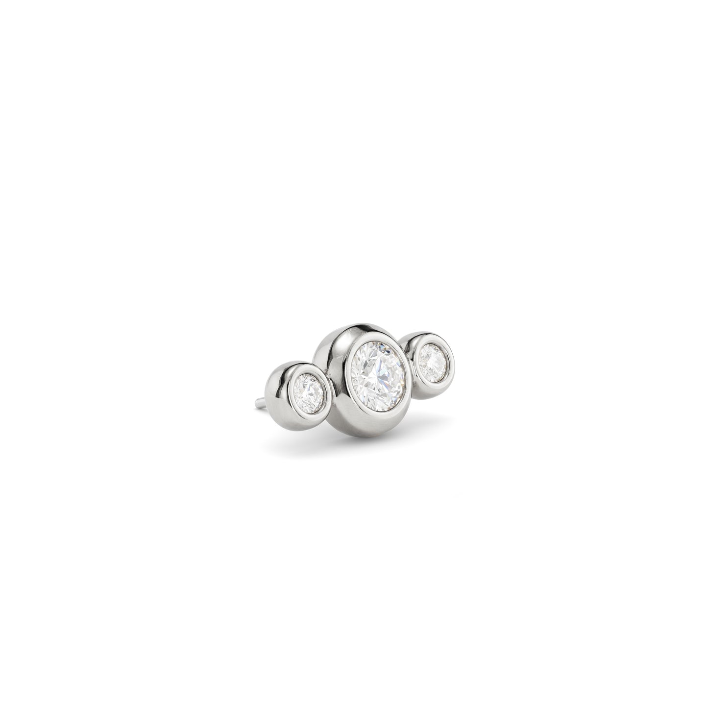14K Gold Diamond Kaia Threadless End
