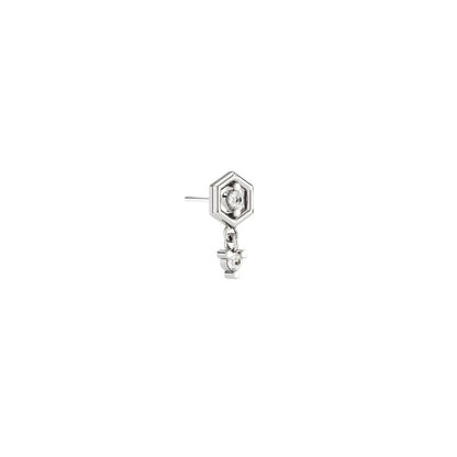 14K Gold Diamond Elio Threadless End