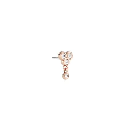 14K Gold Diamond Esme Threadless End
