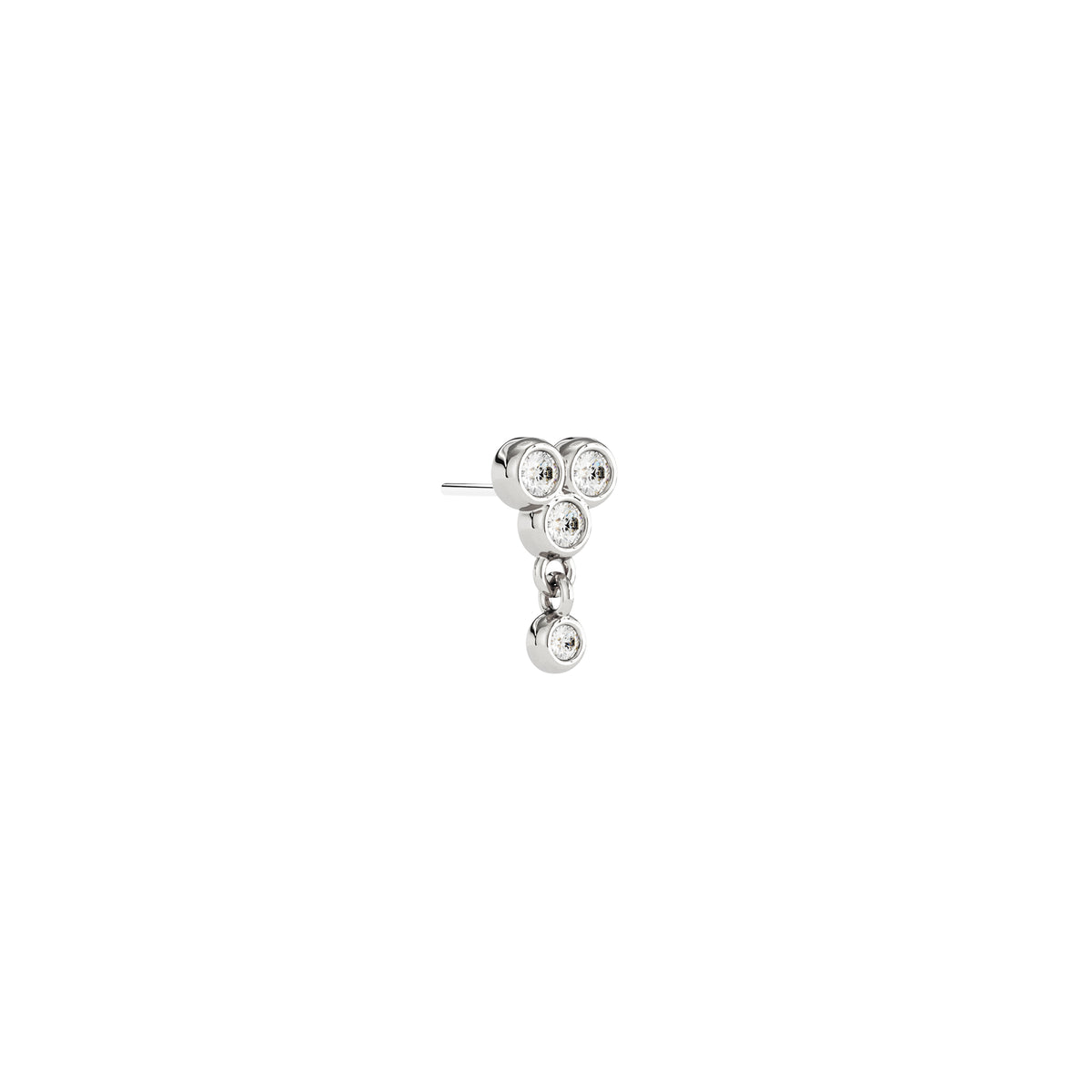 14K Gold Diamond Esme Threadless End