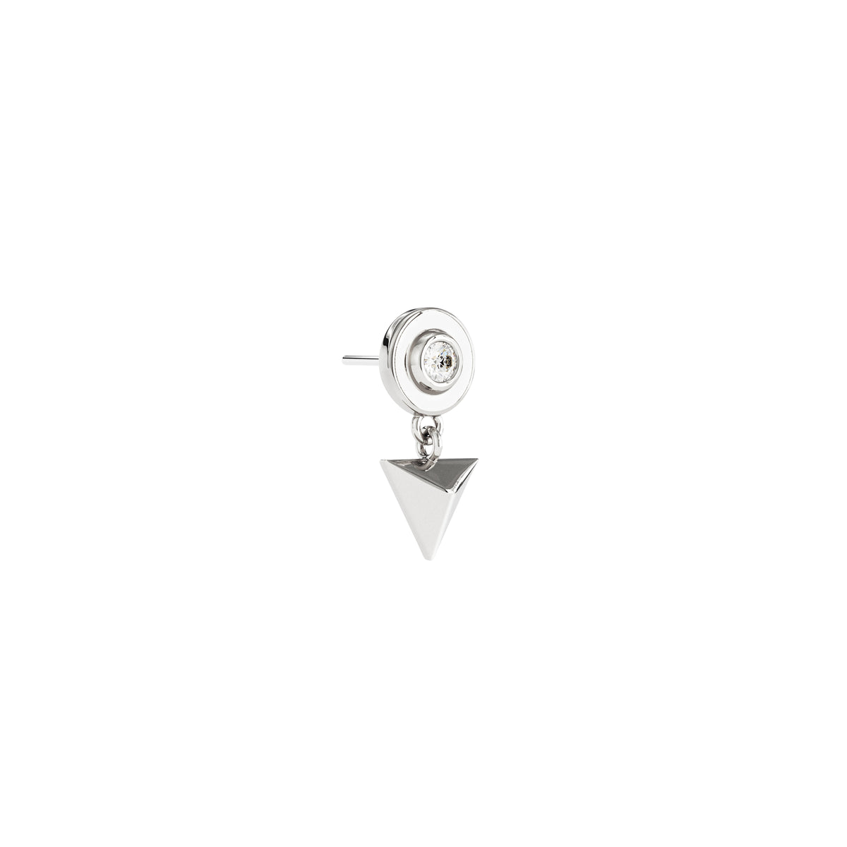 14K Gold Diamond Tavi Threadless End