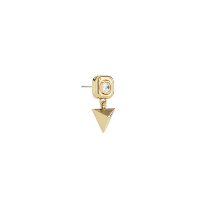14K Gold Diamond Vetra Threadless End