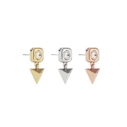 14K Gold Diamond Vetra Threadless End