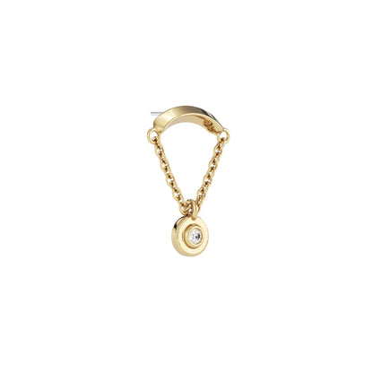 14K Gold Diamond Aria Threadless End